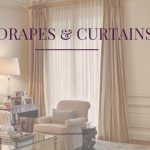 drames and curtains for living room