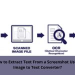 how to extract text from screenshot